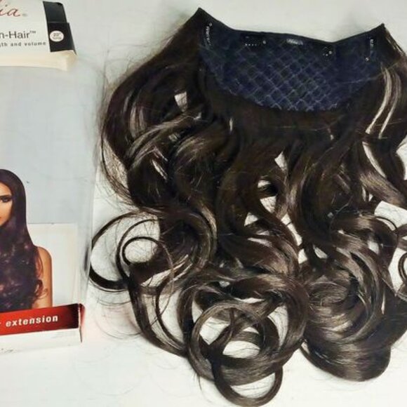 Mia® Clip-n-Hair®  Brunette - Picture 3 of 4